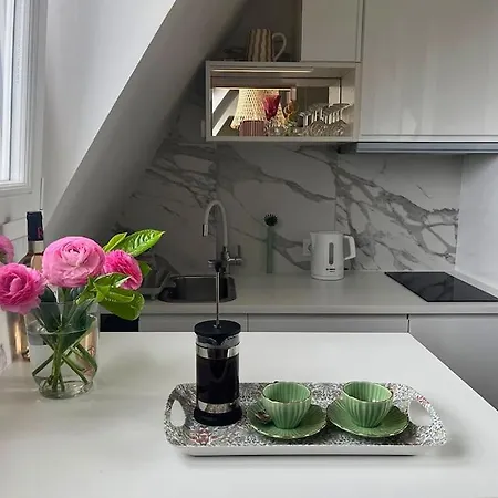 Apartment La Cachette Des Stars 20m2 Vue Tour Eiffel Paris